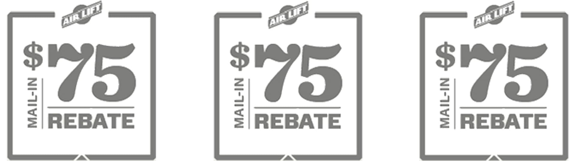 $75 mail-in rebate